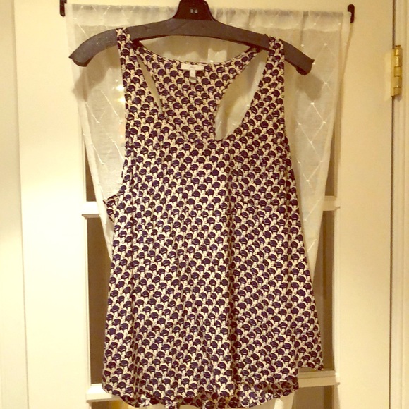 Joie Tops - Joie Racerback Elephant Tank Size lg